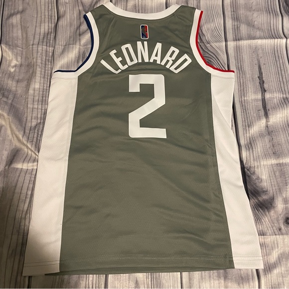 NWT Men's NBA Los Angeles LA Clippers Kawhi Leonard Nike Jersey Size 44 - Picture 6 of 7